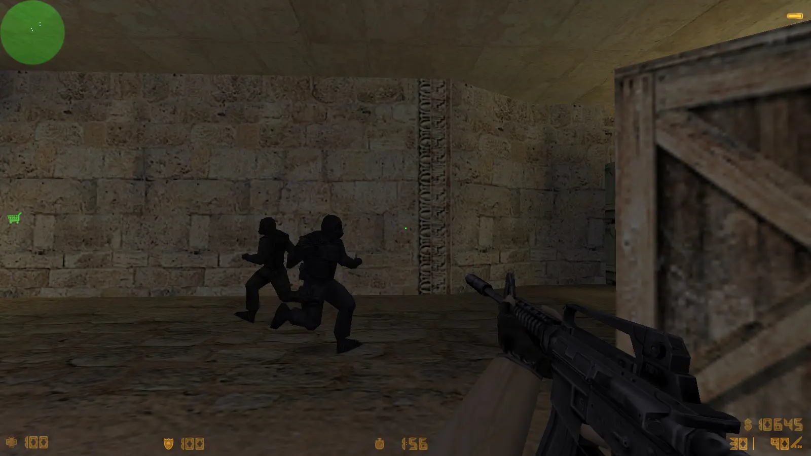 CS 1.6 с прицелом точкой